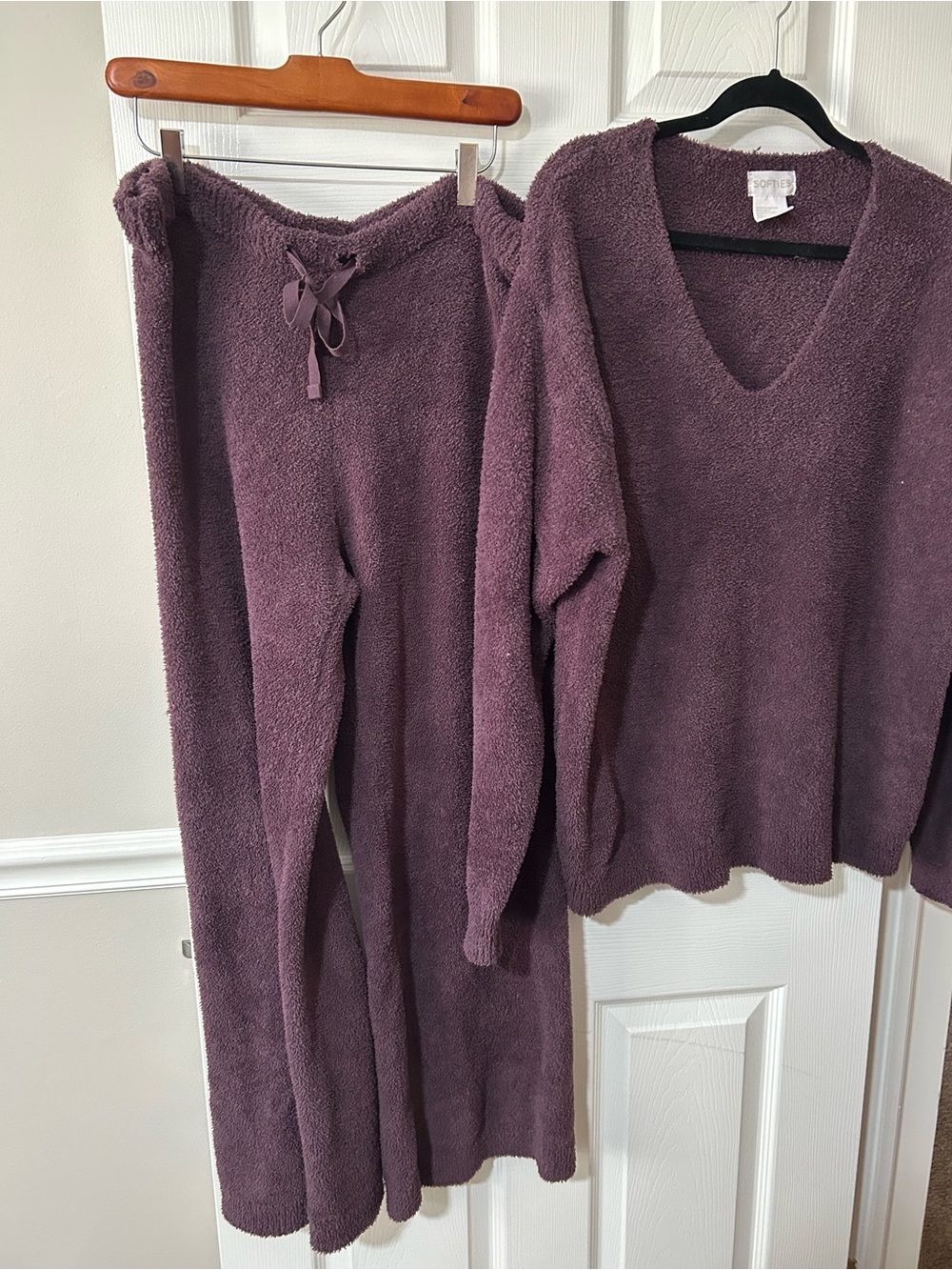 Softies Marshmallow Lounge Set in Deep Plum - Women’s L